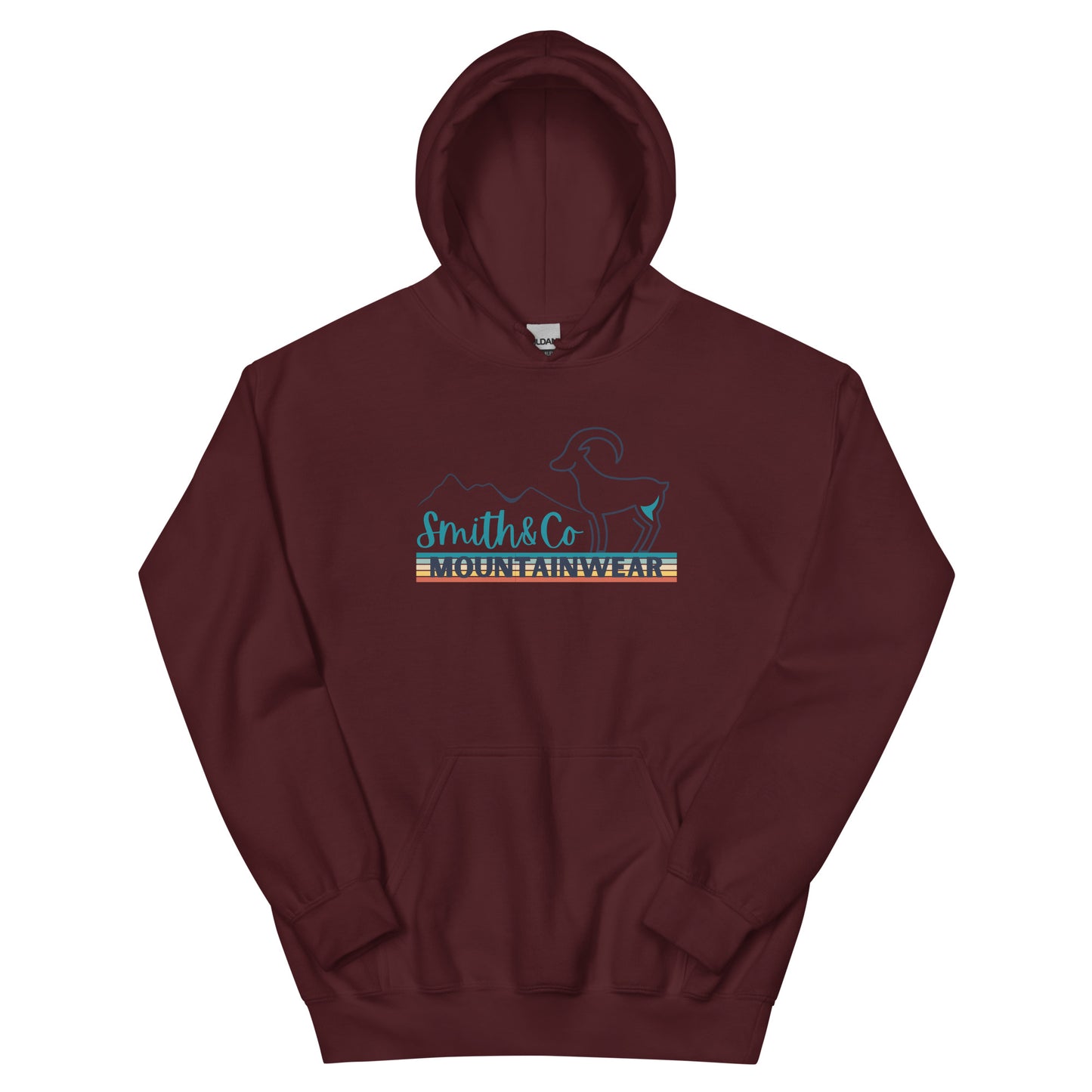 Smith & Co Goat hoodie - maroon