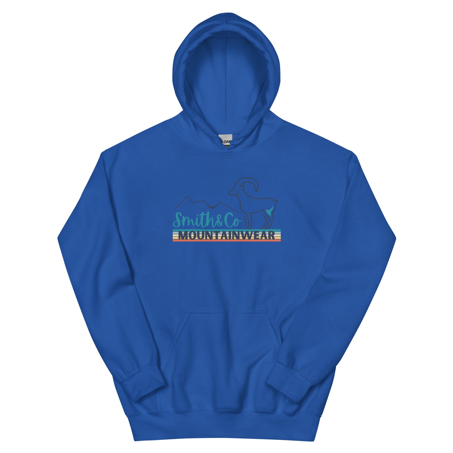 Smith & Co Goat hoodie - royal blue