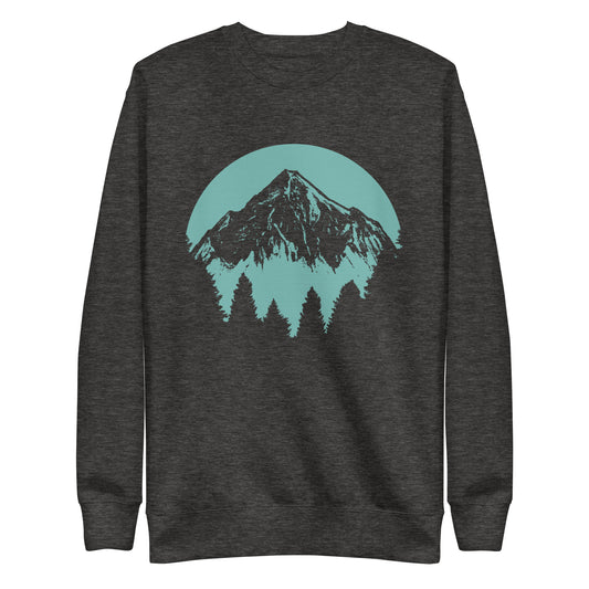 Above the Trees sweatshirt - charcoal heather