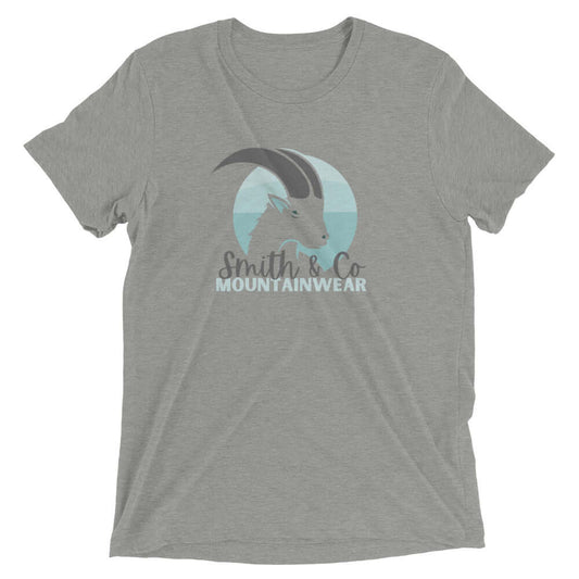 Smith & Co Mountain Goat t-shirt - athletic grey triblend