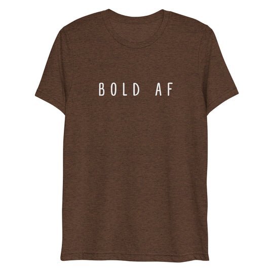 Bold AF t-shirt - brown triblend