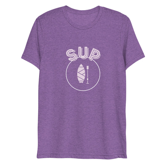 SUP Paddleboarding t-shirt - purple triblend