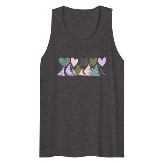 Mountains & Hearts tank top