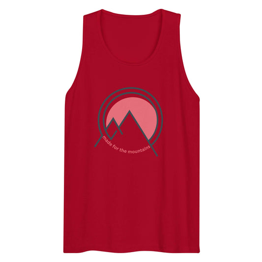 Made for the Mountains tank top, red