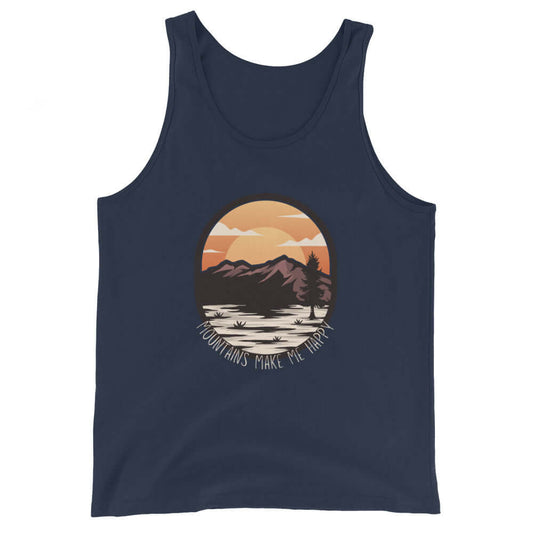 Mountains Make Me Happy Tank Top