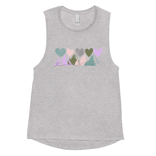 Mountains & Hearts Muscle Tank