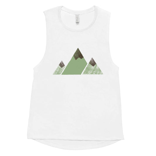 Faded Mountains Muscle Tank